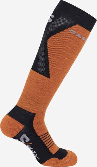 SALOMON Athletic Socks 'S/MAX JR' in Orange / Black, Item view