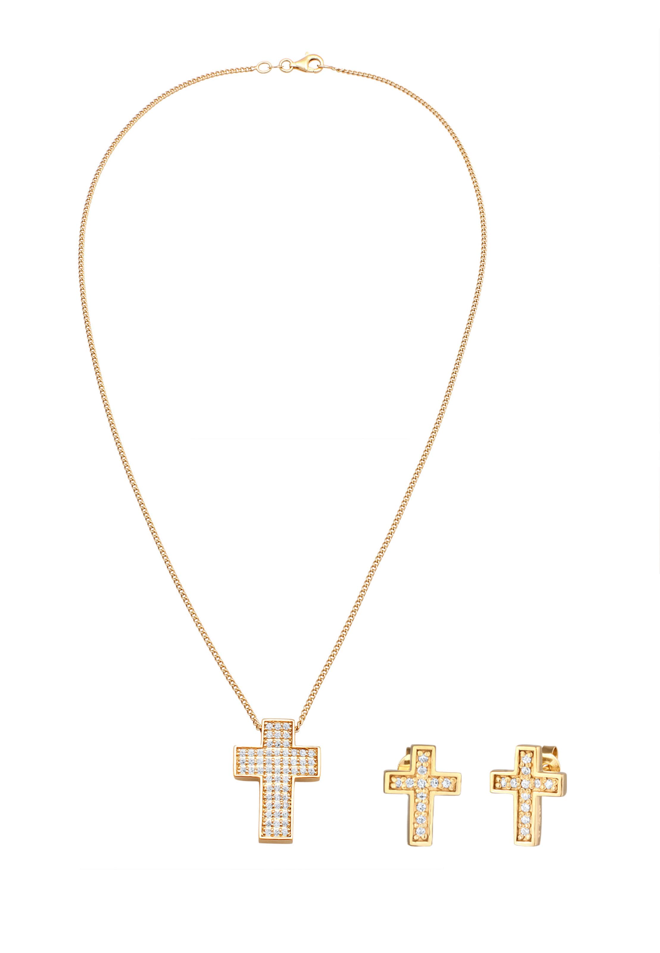 ELLI Schmuckset in Gold: Vorderseite