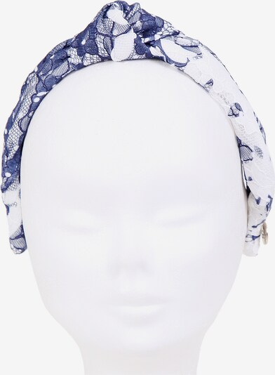Gebriel Juno Haarband mit Spitze in blau / weiß, Produktansicht