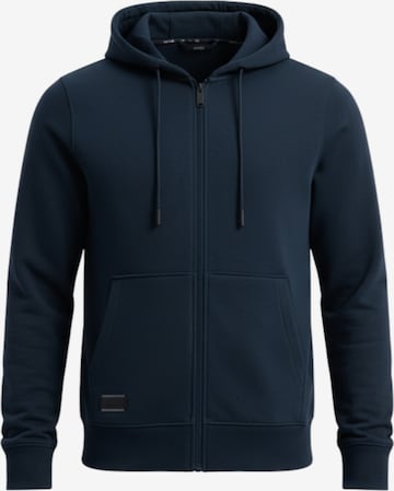 Ombre Sweatvest 'OM-SSBZ-0160' in Blauw: voorkant