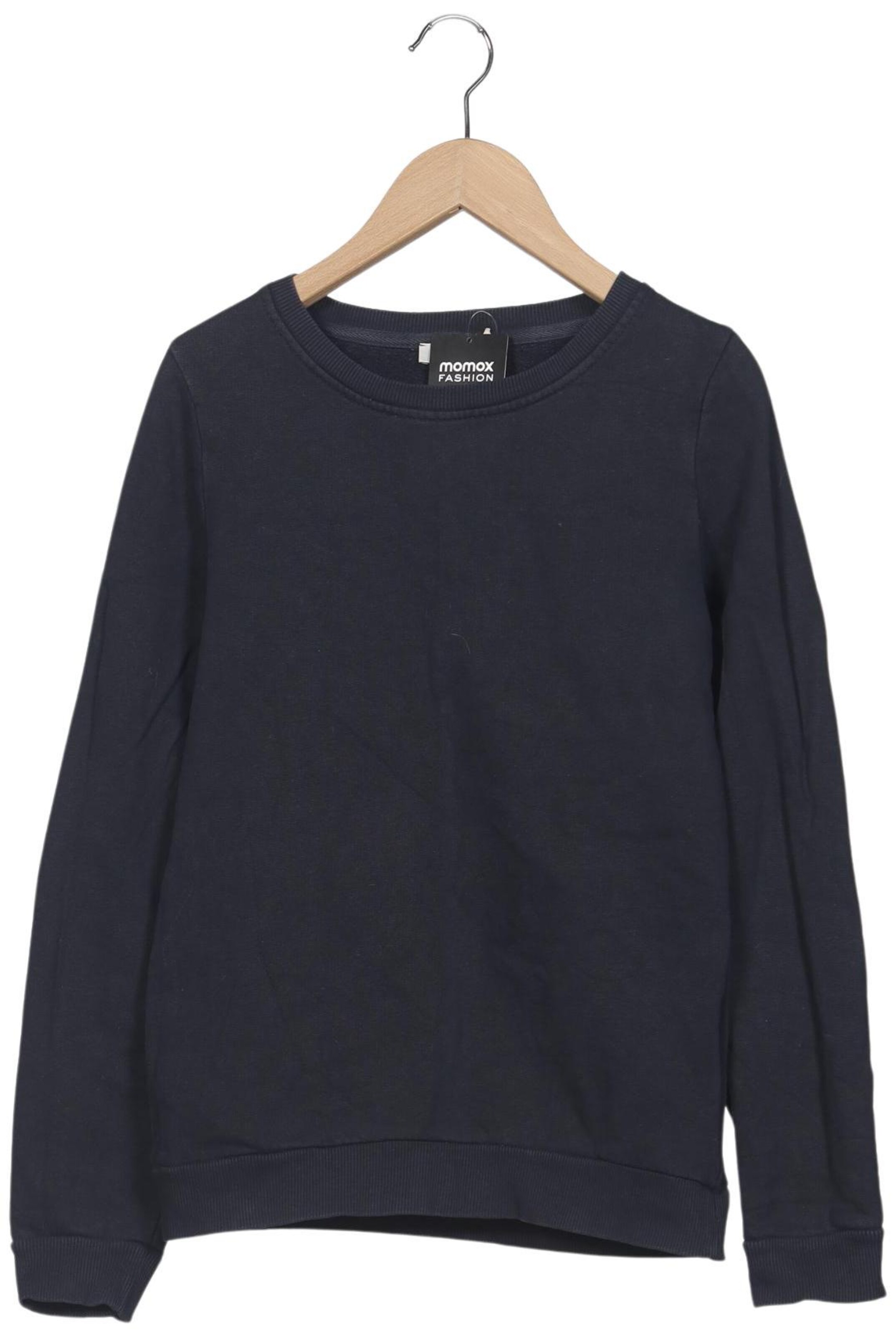 hessnatur Sweatshirt & Zip-Up Hoodie in XS in Blue: front