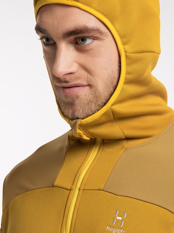 Haglöfs Athletic Fleece Jacket 'Astral' in Yellow