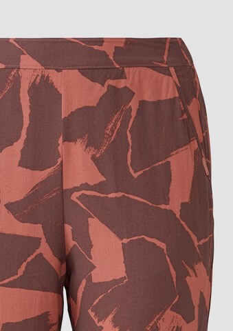QS Wide Leg Hose in Orange