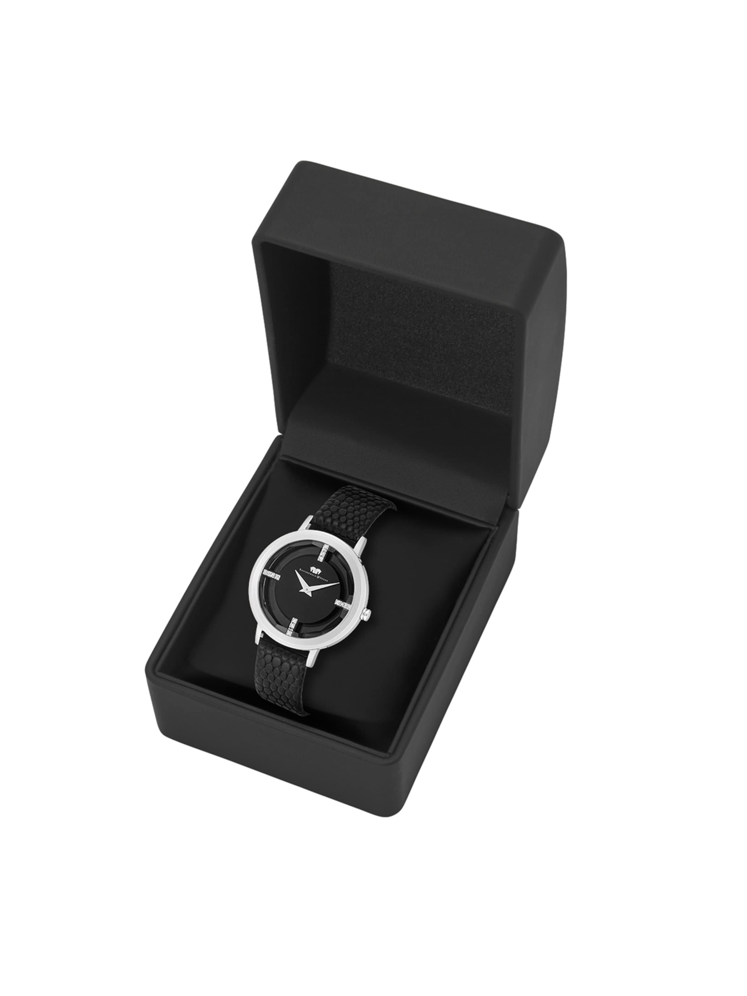 Rhodenwald & Söhne - Reloj analógico en negro