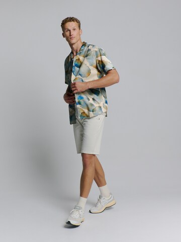 No Excess Regular Fit Hemd in Beige