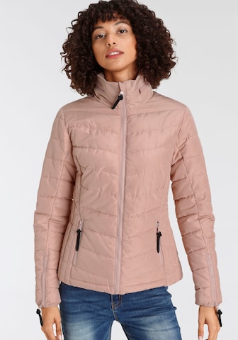 ALPENBLITZ Between-Season Jacket in Pink: front