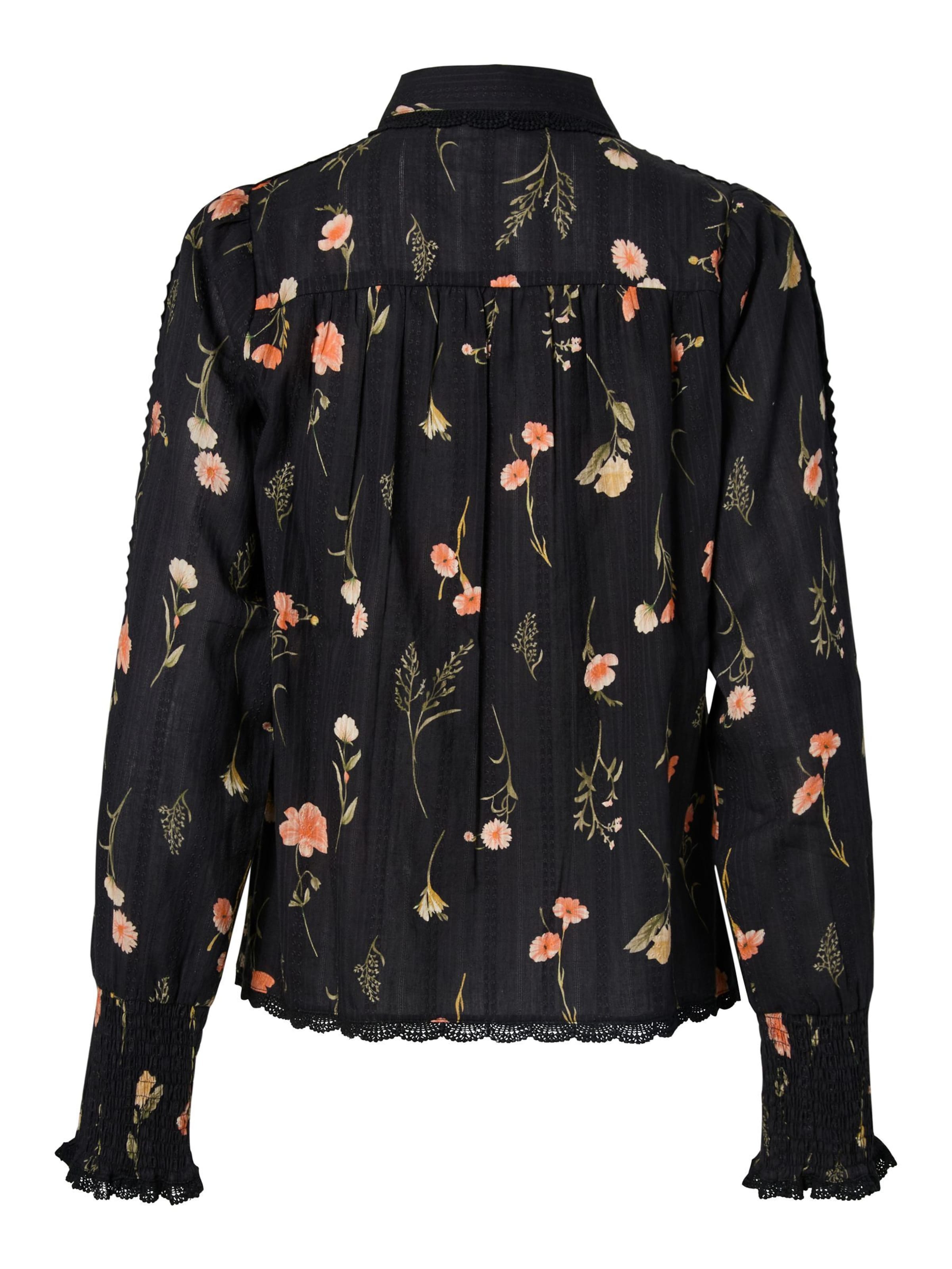 YAS Blouse 'YASSOMELLI' in Zwart
