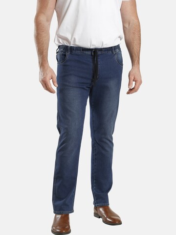 Charles Colby Loosefit Jeans ' Baron Keylan ' in Blau: predná strana