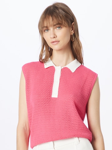 Résumé Knitted Top 'MISTYRS' in Pink: front