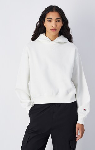 Champion Authentic Athletic Apparel Sweatshirt in Weiß: Vorderseite