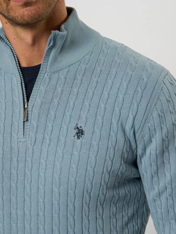 U.S. POLO ASSN. Pullover 'Romeo' in Blau