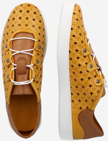 COSMOS COMFORT Lace-Up Shoes in Yellow