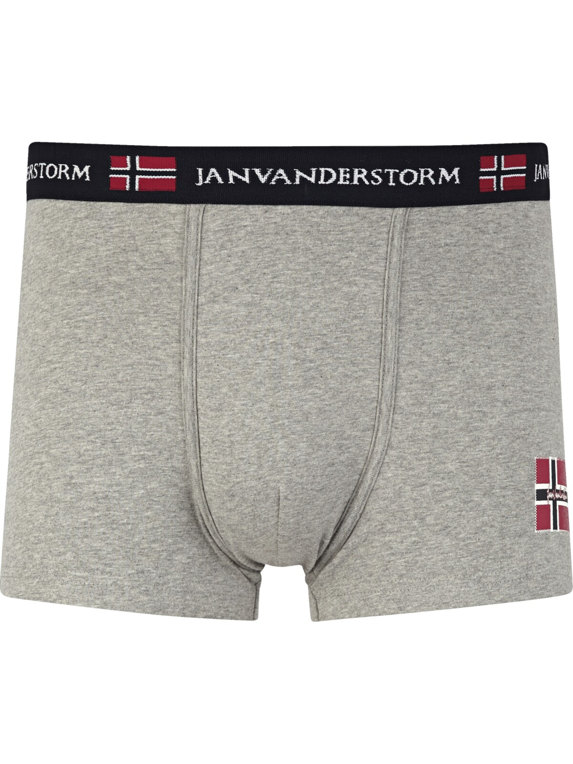 Jan Vanderstorm 2er Pack Retropant ' Tem ' in Grau