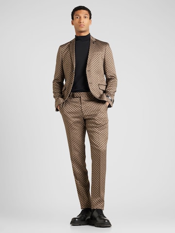 Karl Lagerfeld Normální Kalhoty s puky 'Road' – béžová