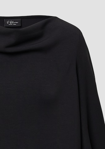Sweat-shirt s.Oliver BLACK LABEL en noir