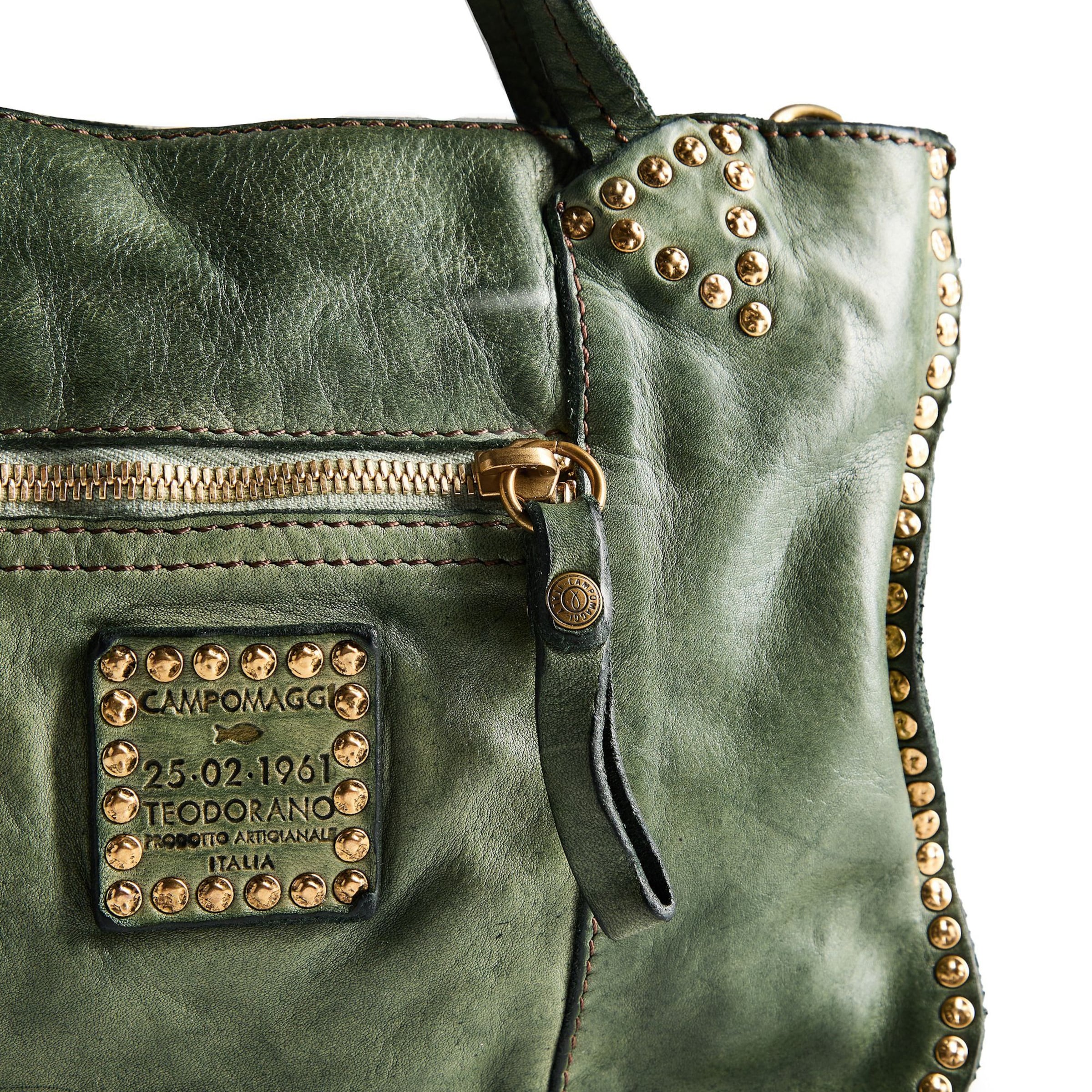 Sac bandoulière 'Cora' Campomaggi en vert