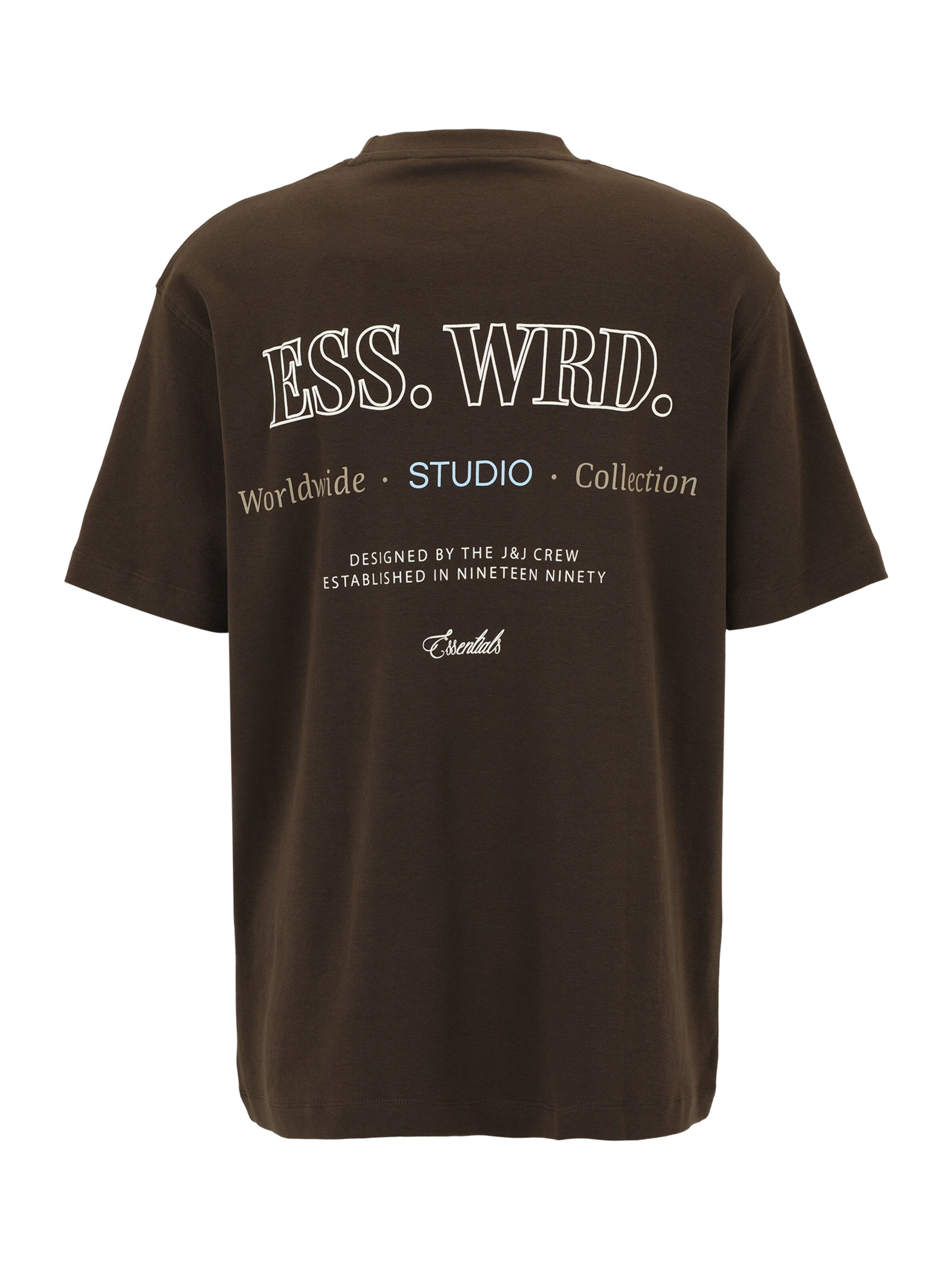 Jack & Jones Plus Shirt 'JJEURBAN EDGE STUDIO' in Brown