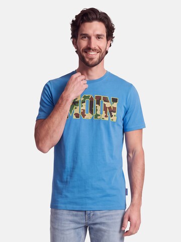 salzhaut Shirt 'Diek - Moin' in Blue: front