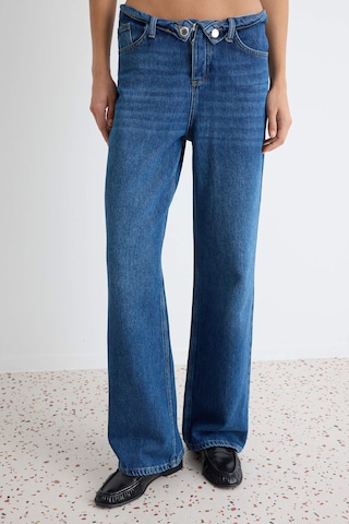 Wide leg Jeans di Trendyol in blu: frontale