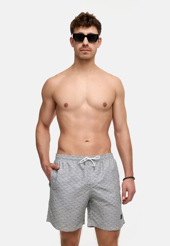 INDICODE JEANS Zwemshorts 'Santonio' in Wit