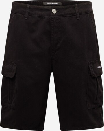 Pegador Regular Cargo Pants 'LUGARD' in Black: front