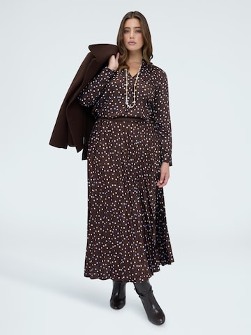 Chemisier Fiorella Rubino en marron
