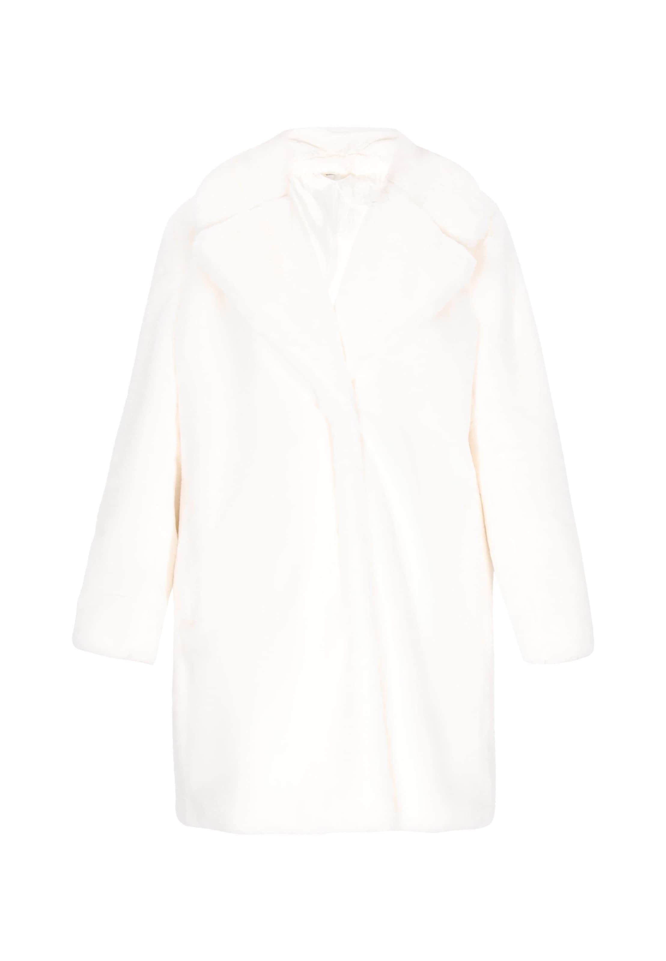 MIMO - Sobretudo de inverno em branco: frente