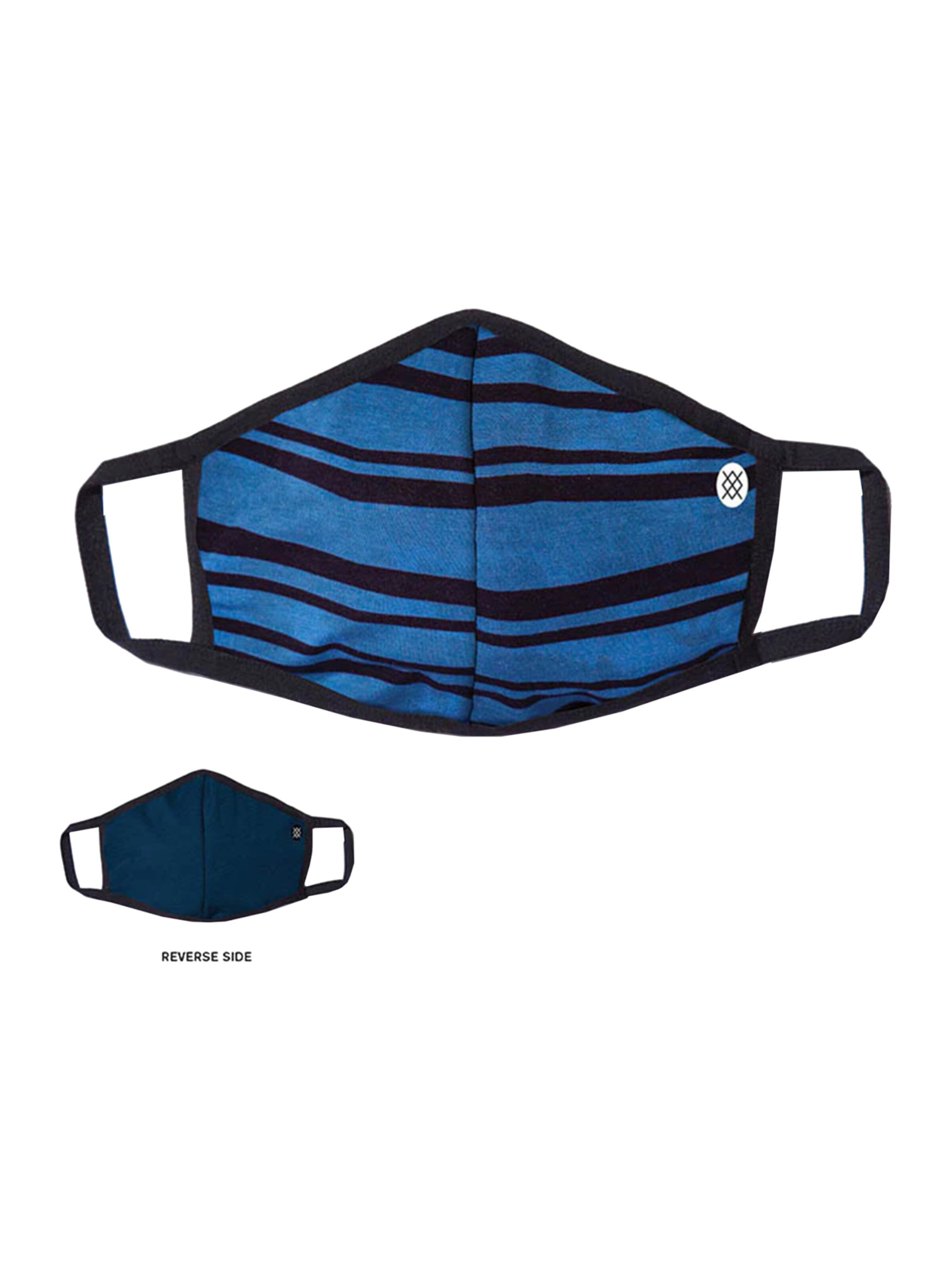 Stance Maske in Blau: Vorderseite