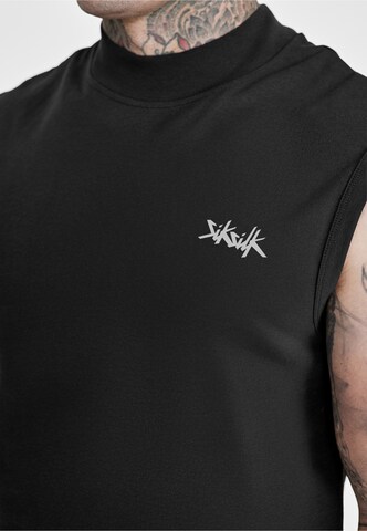 SikSilk Koszulka w kolorze czarny