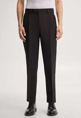 JOOP! Regular Trousers with creases in Brown: front