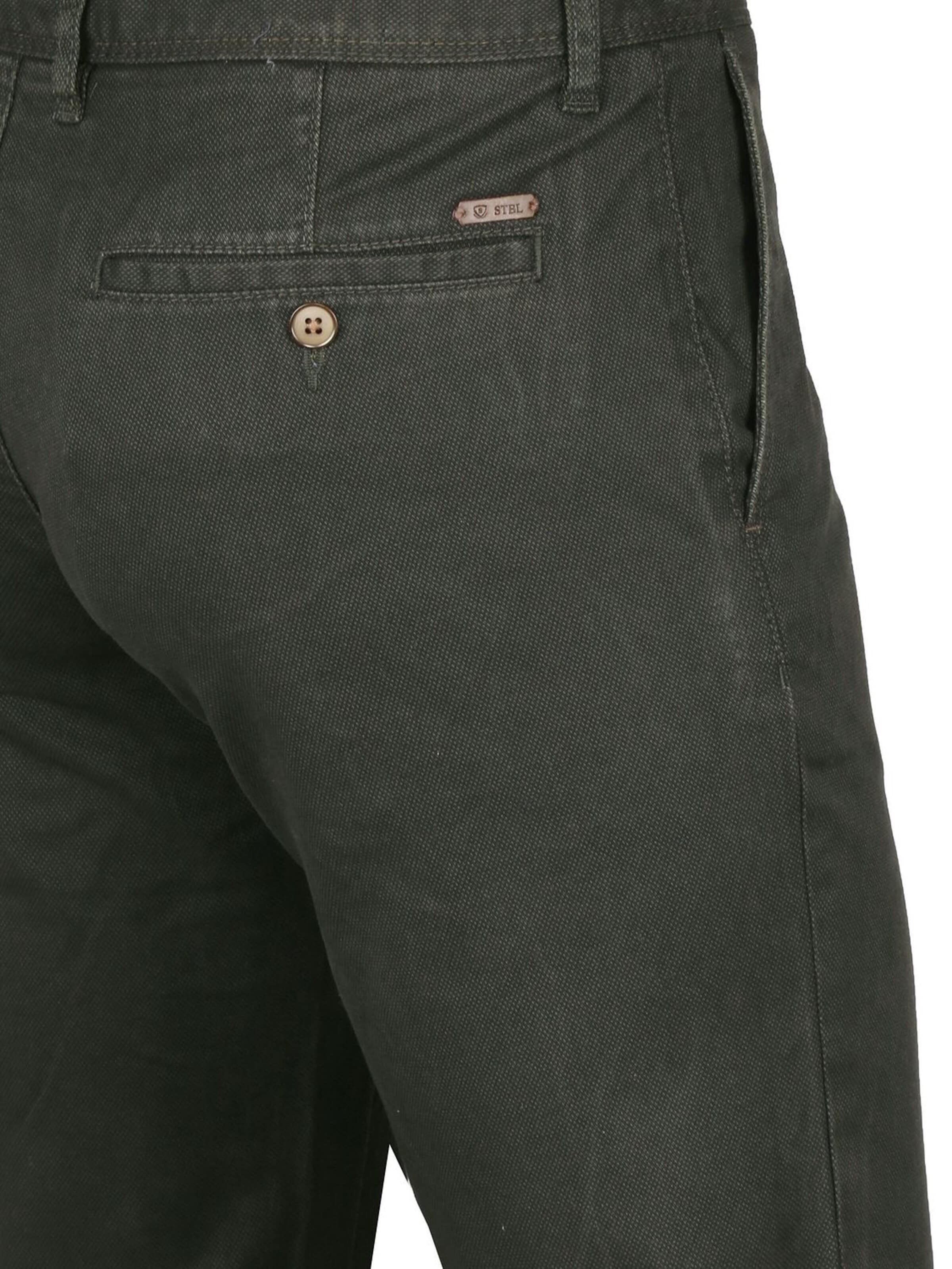 Coupe slim Pantalon chino 'Sartre' Suitable en vert