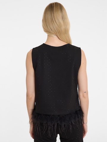 Ana Alcazar Top 'Abosea' in Black