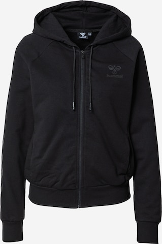 Hummel Athletic Zip-Up Hoodie 'NONI' in Black: front