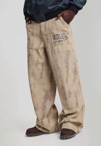 Regular Pantaloni de la Ed Hardy pe maro: față