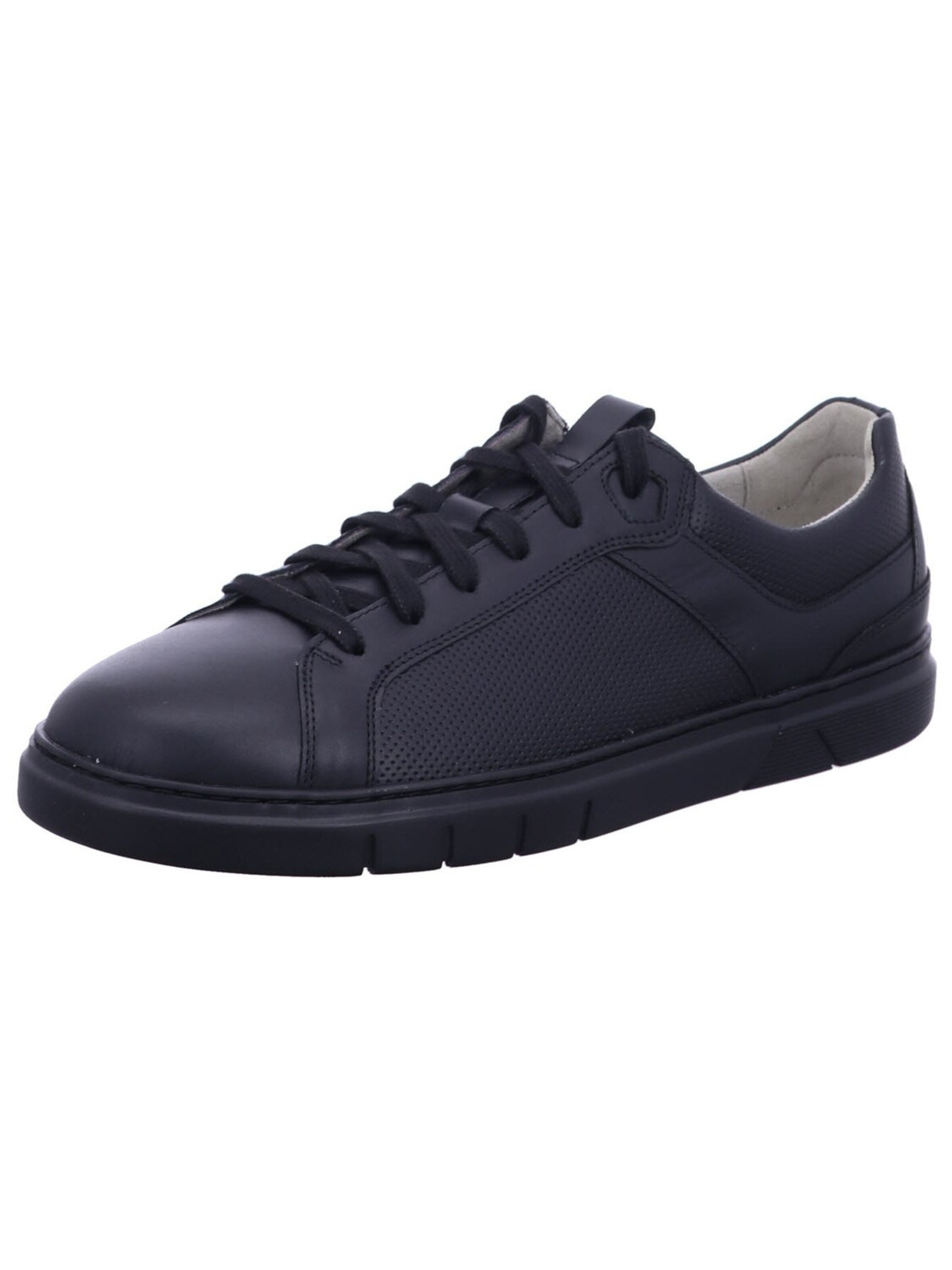 Pius Gabor Sneakers 'Sneaker Low Herren 1023.18 02 Echtleder in schwarz' in Black: front