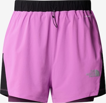 THE NORTH FACE Regular Sporthose in Pink: predná strana