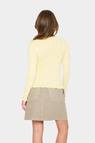 SAINT TROPEZ Sweater 'Gru' in Yellow