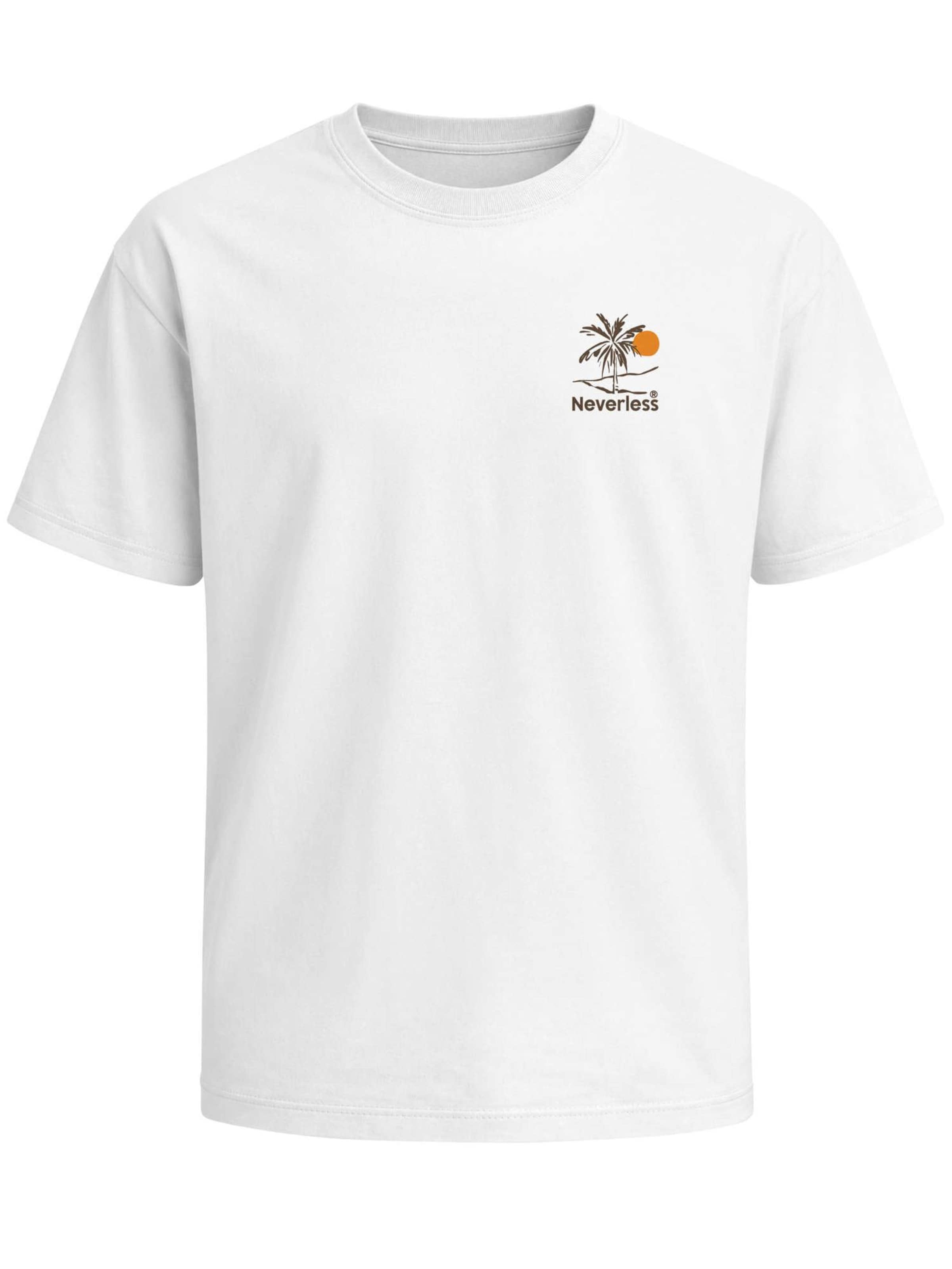 Neverless Shirt 'Take me to Paradise' in White