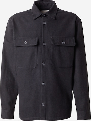 juoda JACK & JONES Standartinis modelis Marškiniai: priekis
