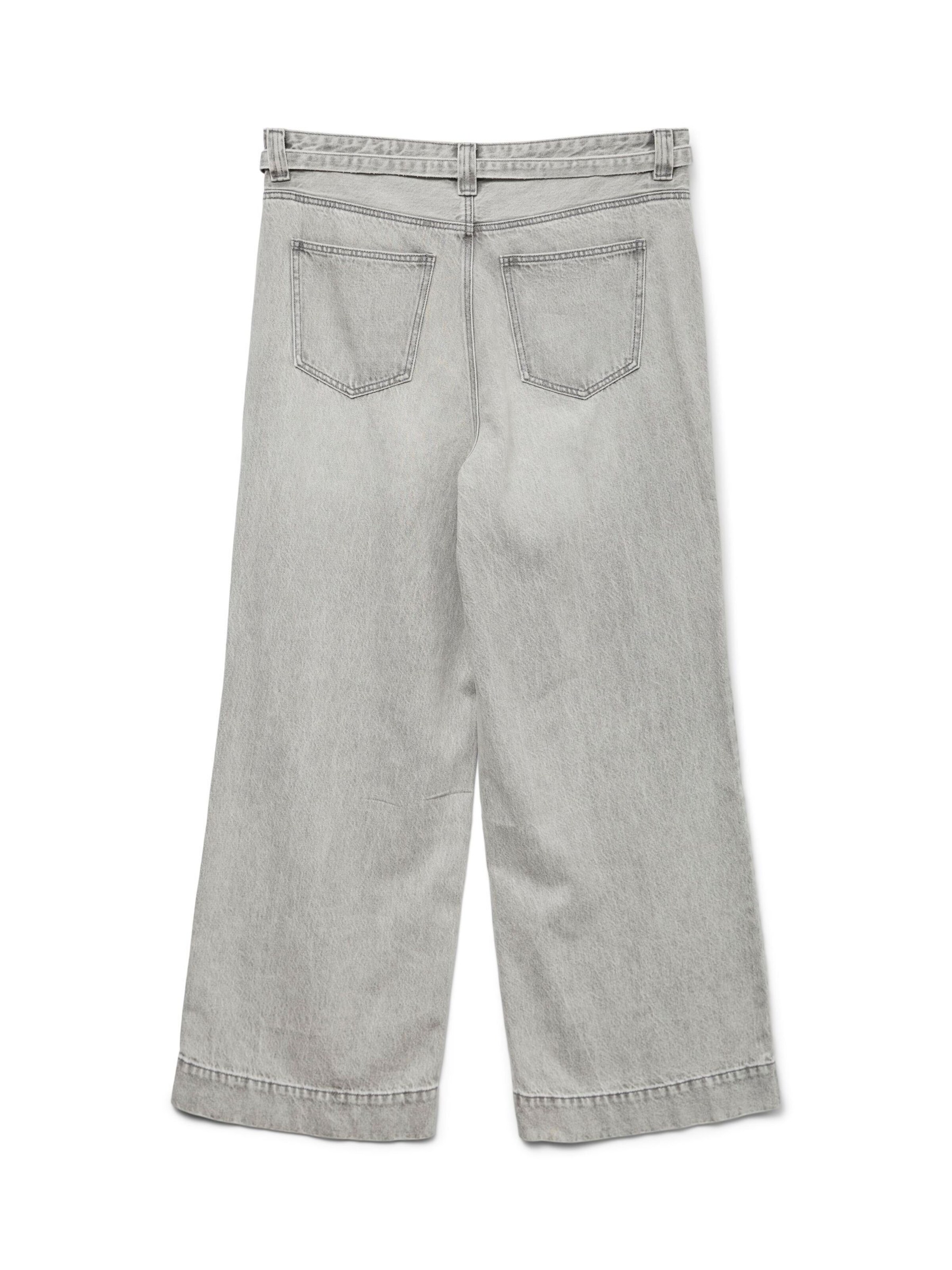 Vero Moda Curve Wide Leg Jeans 'KATHY ' i grå