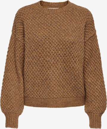 ONLY Sweater 'MELLA' in Brown: front