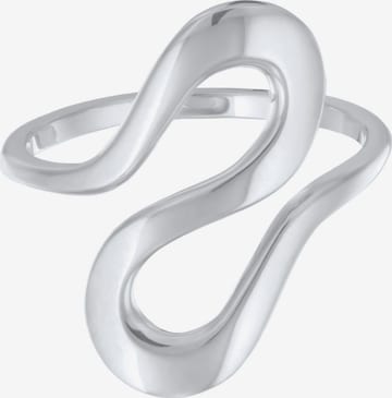 ELLI Ring 'Wellen' in Silver