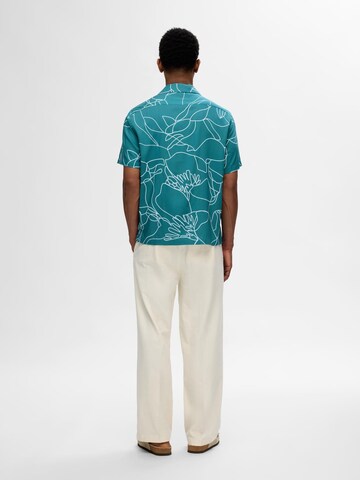 SELECTED Comfort Fit Πουκάμισο 'RAJESH' σε πράσινο