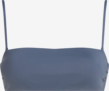 Calvin Klein Swimwear - Top de bikini 'Essentials' en gris: frente