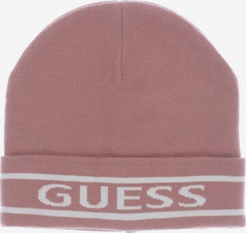 GUESS Hat & Cap in One size in Pink: front