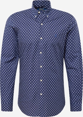 Polo Ralph Lauren - Regular Fit Camisa em azul: frente