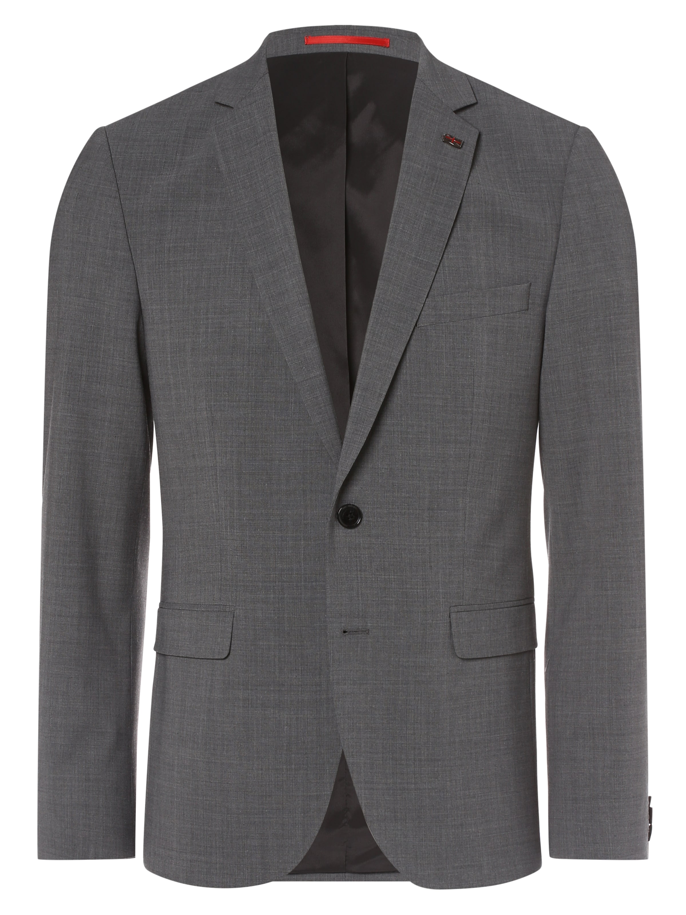 Finshley & Harding London Slim Fit Sakko ' Brixdon ' in Grau: Vorderseite