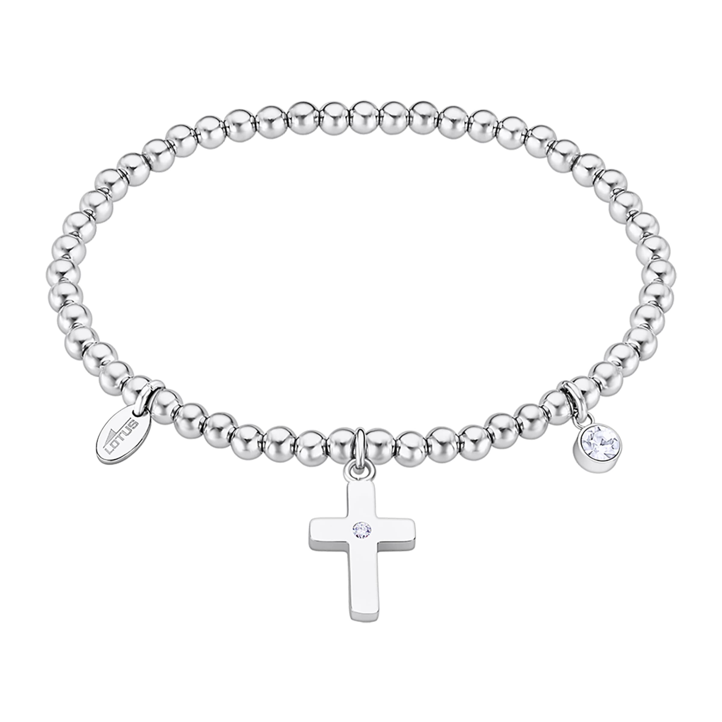 Lotus Armband in Silber: Vorderseite