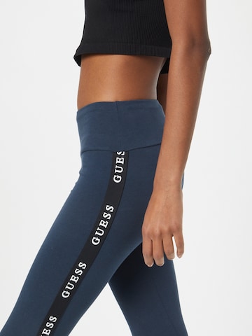 GUESS Skinny Workout Pants 'ALINE' in Blue