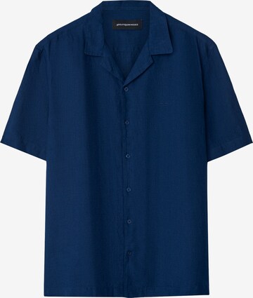 Comfort fit Camicia di Adolfo Dominguez in blu: frontale